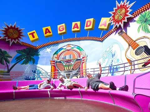 Amusement park thrill ride 