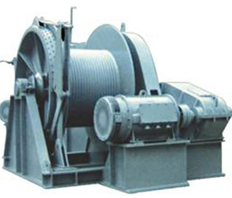 Marine electric winch