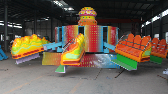 techno jump and smile ride in the factory