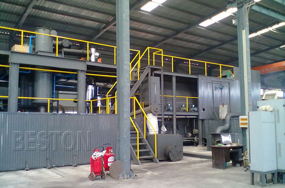 waste plastic recycling plant