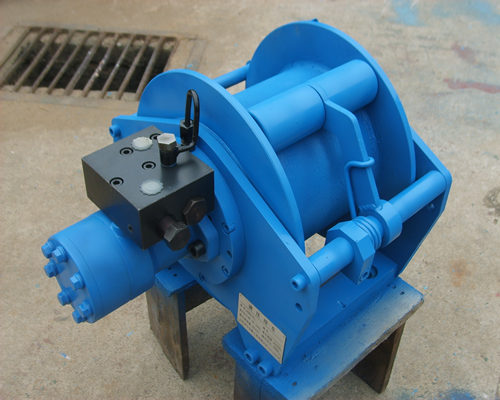 Hydraulic worm gear winch system for sale