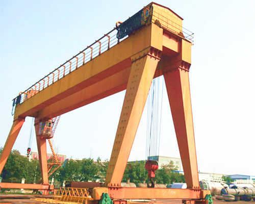 A mode double girder gantry crane with trolley for sale