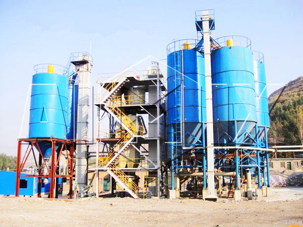 dry mix mortar production line