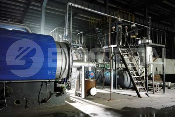 Tyre to Fuel Recycling Plant