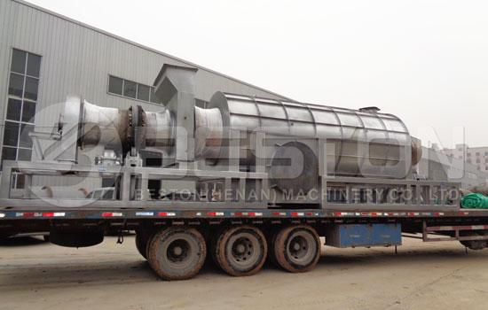 Shipment of Beston Biomass to Charcoal Machine