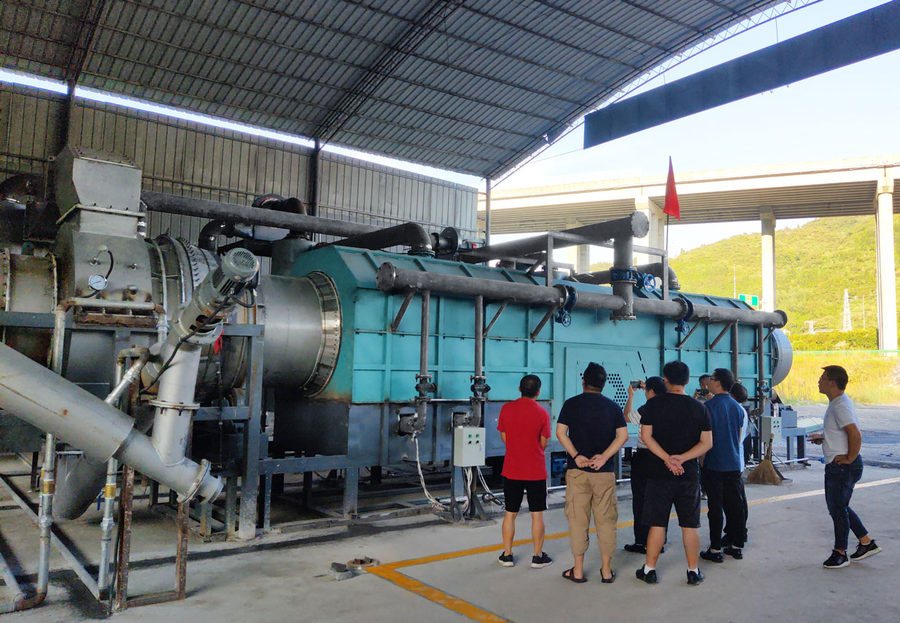 Beston Coconut Shell Charcoal Making Machine Project Demonstration